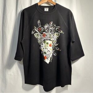 Crooks & Castles 3/4 Sleeve Tee, (large)